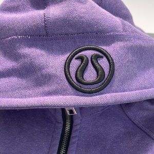 Purple sparkly Lululemon Scuba Hoodie